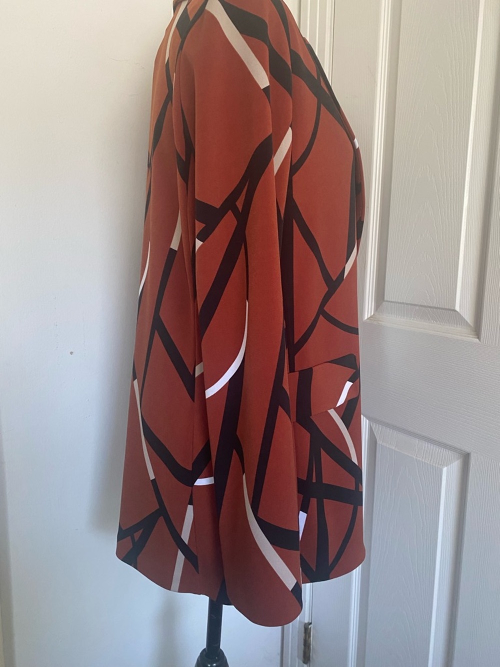 Joseph Ribkoff Abstract Single Button Blazer - Picture 4 of 12